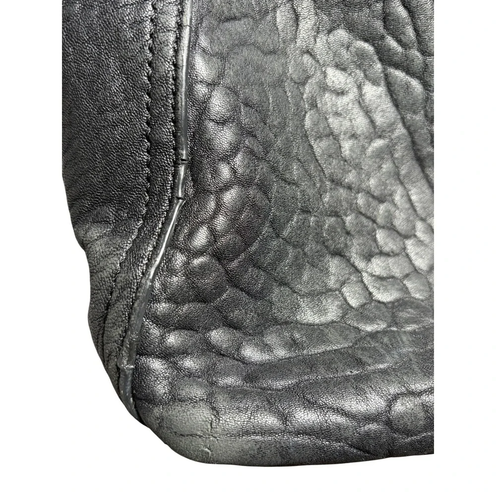 Vince Camuto Black Leather Shoulder Bag Lot Fava Zoey Hobo Tote Handbag DAMAGED - Picture 14 of 16